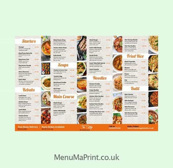 A3 Flyer & Leaflet Printing | A3 Leaflet Printing UK | MenuMa Other